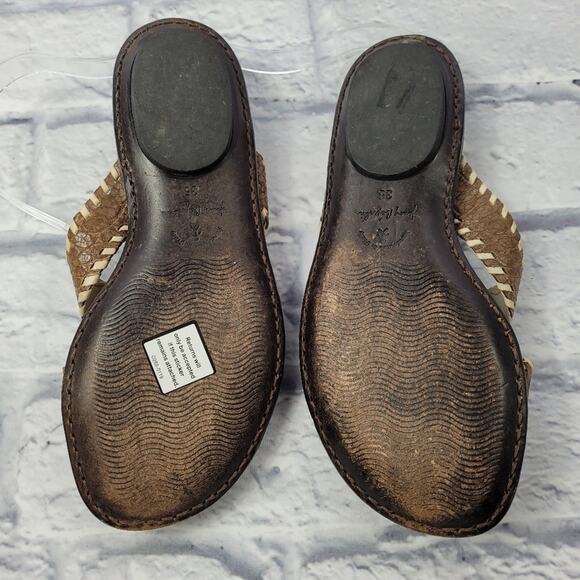 Henry Beguelin Brown Leather Slides size 35 - Picture 12 of 12